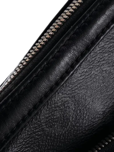 Pre-owned Louis Vuitton Trio Messenger Bag Reverse Monogram Eclipse Canvas Crossbody Bag In Black