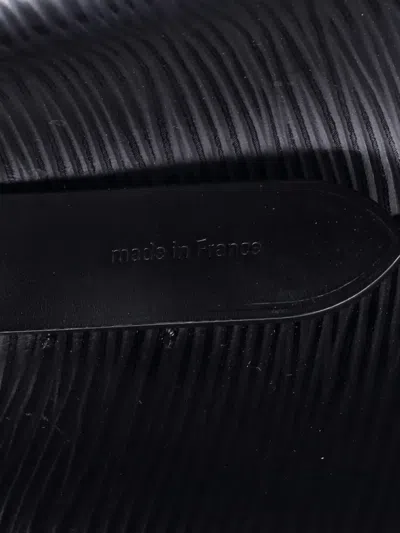 Pre-owned Louis Vuitton Neonoe Handbag Love Lock Epi Leather Bucket Bag In Black