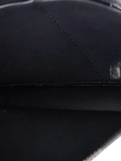 Pre-owned Dior Ama Flap Bag Cannage Embossed Calfskin Mini Crossbody Bag In Silver