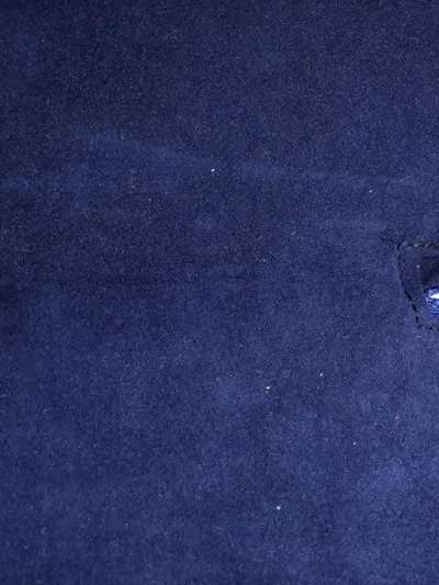 Pre-owned Louis Vuitton Zip Sunglasses Case Limited Edition Monogram Bandana Leather Gm Pouch In Blue