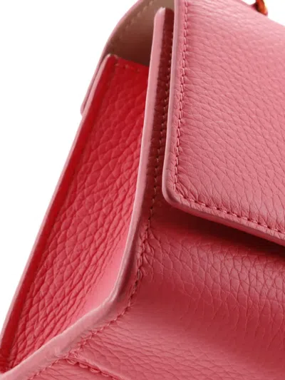 Pre-owned Louis Vuitton Twist One Handle Bag Taurillon Leather Bb Satchel In Pink