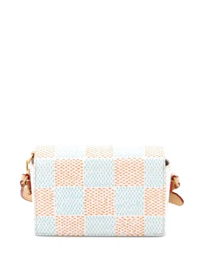 Pre-owned Louis Vuitton Steamer Wearable Wallet Limited Edition Damier Heritage Canvas Shoulder Bag