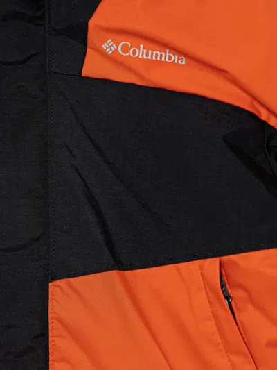 Columbia Mighty Mogul™ Colour-block Hooded Ski Jacket In Orange