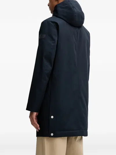 Marc O'polo Hooded Button Coat In Multi