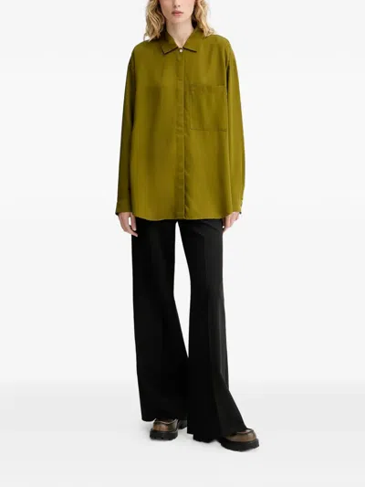 Marc O'polo Chest-pocket Shirt In Green