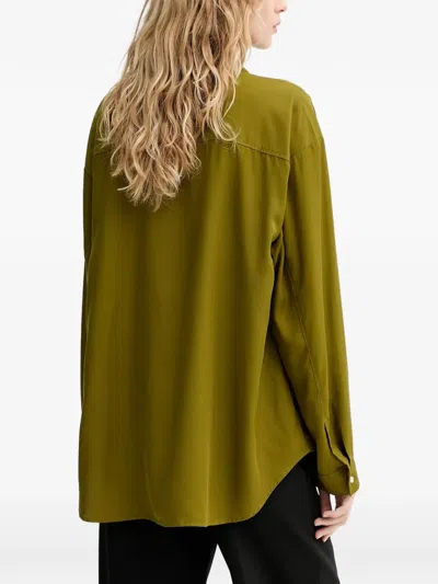 Marc O'polo Chest-pocket Shirt In Green