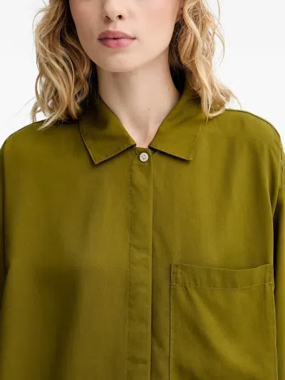 Marc O'polo Chest-pocket Shirt In Green