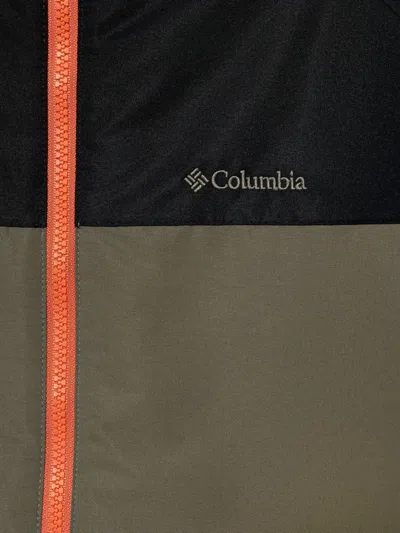 Columbia Coreshot™ Colour-block Hooded Ski Jacket In Green