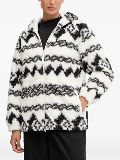 Columbia Rare Escape™ Zip-fastening Geometric-pattern Jacket In White