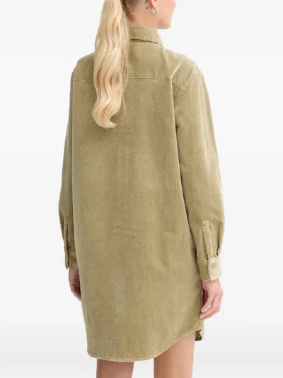 Marc O'polo Corduroy Mini Dress In Nude