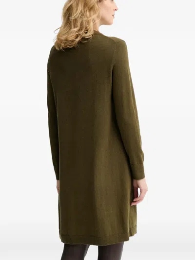 Marc O'polo Long-sleeve Mini Dress In Green
