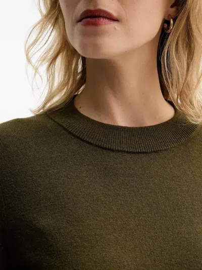 Marc O'polo Long-sleeve Mini Dress In Green