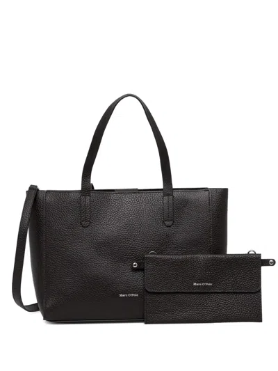 Marc O'polo Three-in-one Tote Bag In Black