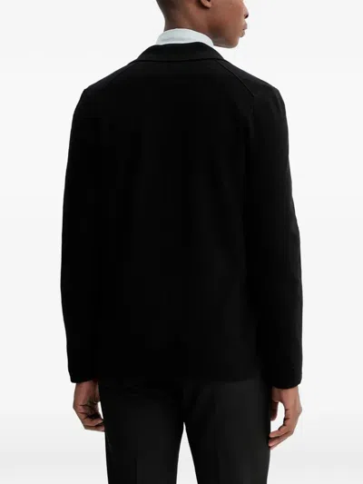 Marc O'polo Notched-lapels Blazer In Black