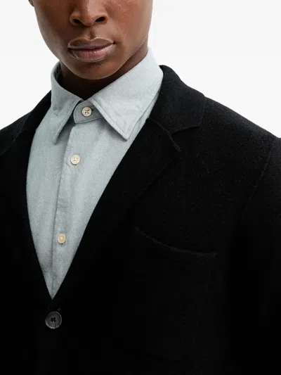Marc O'polo Notched-lapels Blazer In Black