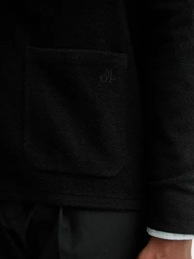 Marc O'polo Notched-lapels Blazer In Black