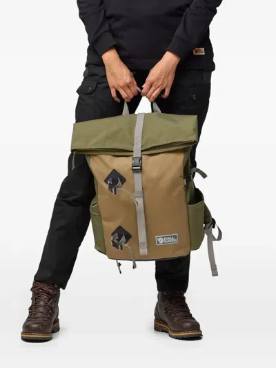Fjall Raven Vardag Foldsack 25 Roll-top Backpack In Green