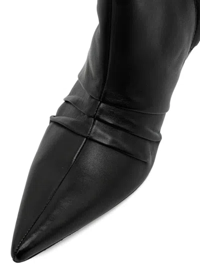 Patrizia Pepe 70mm Pointed-toe Boots In Black