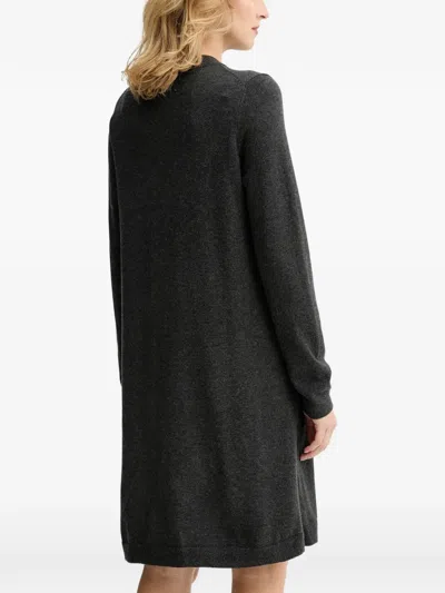 Marc O'polo Long-sleeve Mini Dress In Black