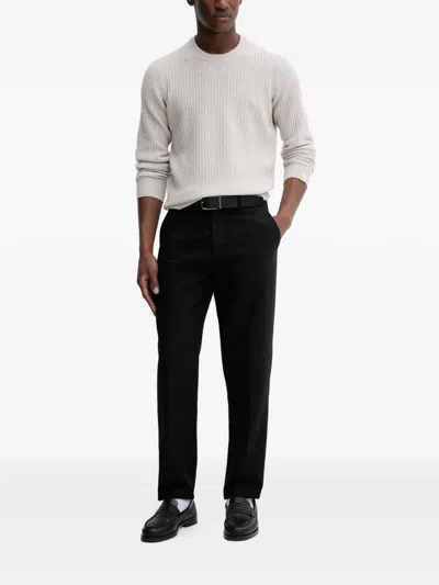 Marc O'polo Belt-loop Trousers In Black