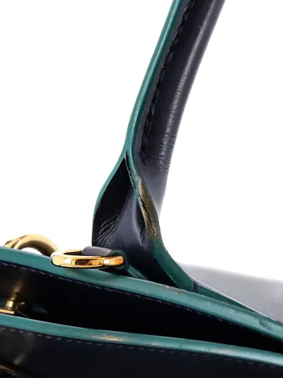 Pre-owned Louis Vuitton City Steamer Handbag Leather Mm Tote Bag In Blue