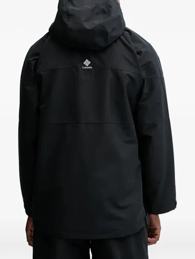 拉链开合连帽滑雪夹克