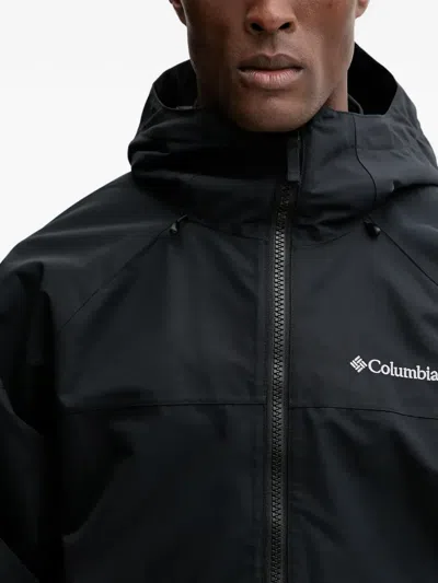 拉链开合连帽滑雪夹克