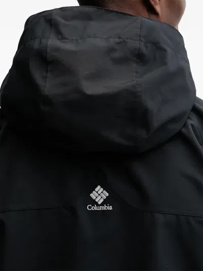 拉链开合连帽滑雪夹克