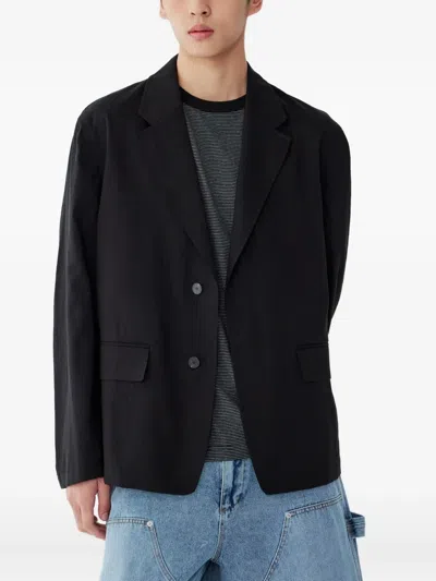 Studio Tomboy Two-button Jacket In Black