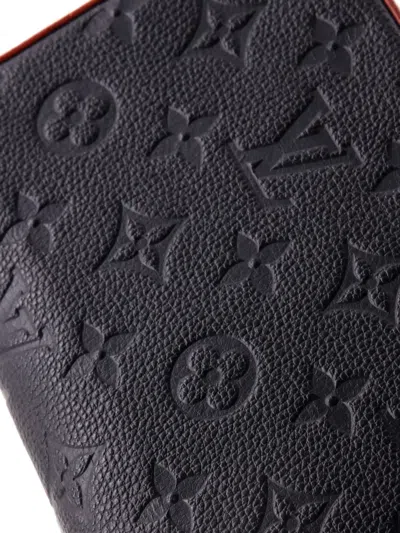 Pre-owned Louis Vuitton Felicie Pochette Monogram Empreinte Leather Crossbody Bag In Blue