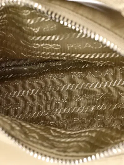 Pre-owned Prada Re-edition 2005 Shoulder Bag Tessuto Small Crossbody Bag In Neutral