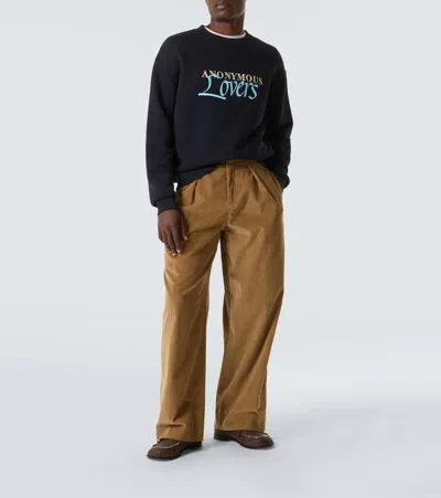 Jw Anderson Anonymous Lovers Sweatshirt Limited Edition In Black