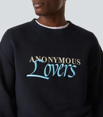 Jw Anderson Anonymous Lovers Sweatshirt Limited Edition In Black