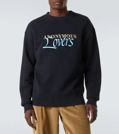 Jw Anderson Anonymous Lovers Sweatshirt Limited Edition In Black