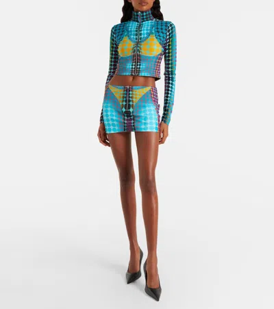 Jean Paul Gaultier Re-edition Printed Top In Multi