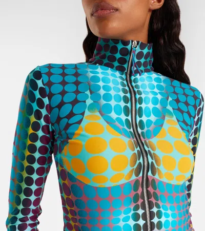 Jean Paul Gaultier Re-edition Printed Top In Multi