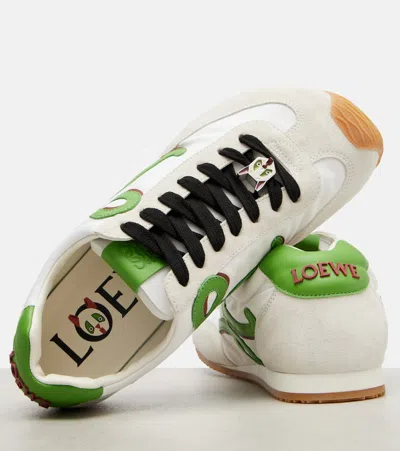 Loewe X Louis Wain Ballet Runner 2.0 Sneakers In White