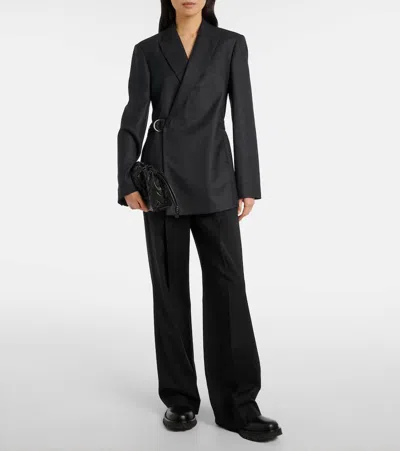 Loewe Bobby Leather Ankle Boots In Black