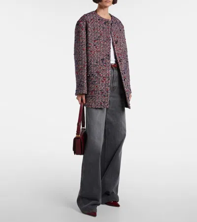 Gucci Faded Wide-leg Jeans In Gray