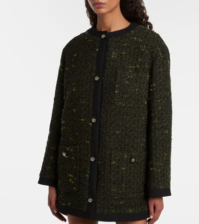 Gucci Wool-blend Coat In Green