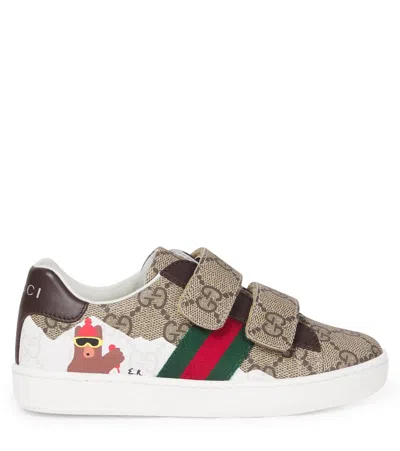Gucci Gg Canvas Sneakers In Multi