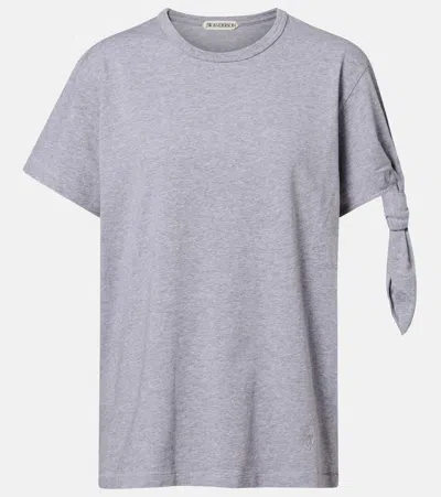 Jw Anderson Cotton Jersey T-shirt In Gray