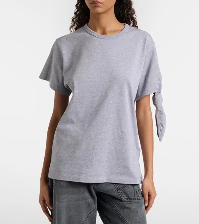 Jw Anderson Cotton Jersey T-shirt In Gray