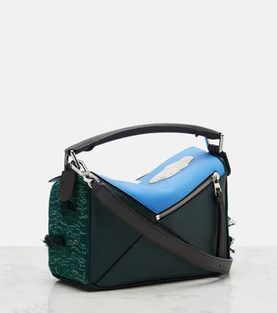 Loewe X Louis Wain Futurist Cat Puzzle Tote Bag In Multi