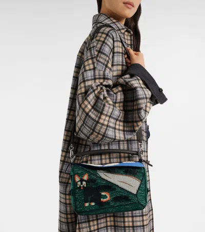 Loewe X Louis Wain Futurist Cat Puzzle Tote Bag In Multi