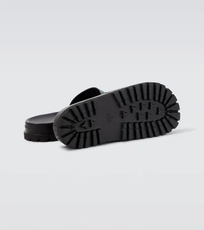 Gucci Gg Canvas Slides In Multi