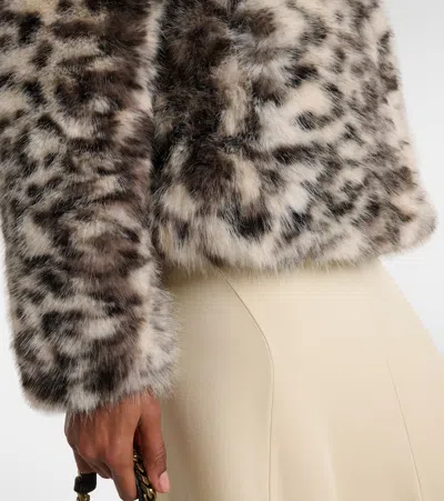 Isabel Marant Bahria Leopard-print Jacket In Brown