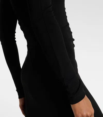 Isabel Marant Nejma Gathered Midi Dress In Black