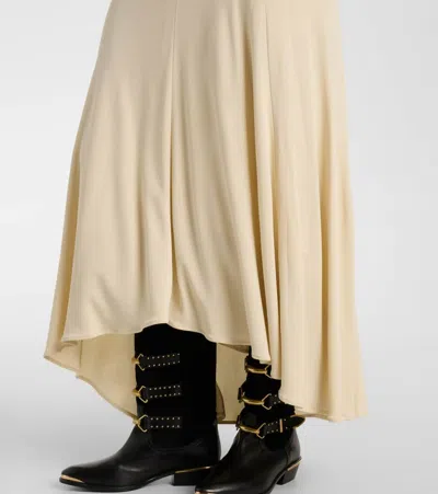 Isabel Marant Nejma Gathered Midi Dress In Neutral