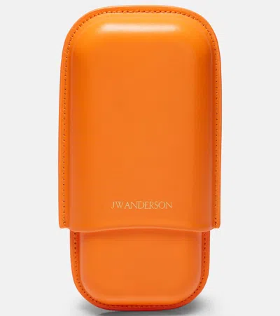 Jw Anderson Rectangular Sunglasses In Brown